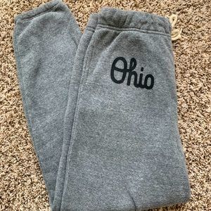 Homage- gray Ohio fleece lined sweatpants, size S.